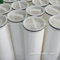 High flow folding filter element